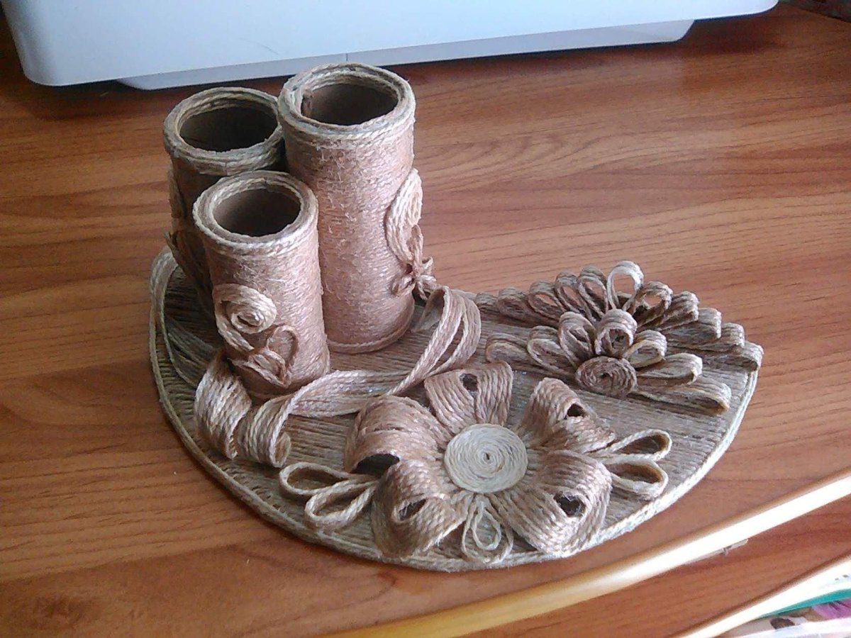 Изделия из бечевки