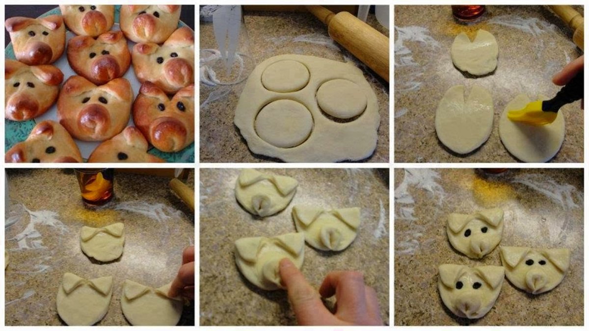 Украшение открытых пирогов