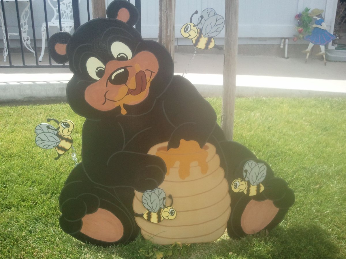 Мишка из кофейных зерен