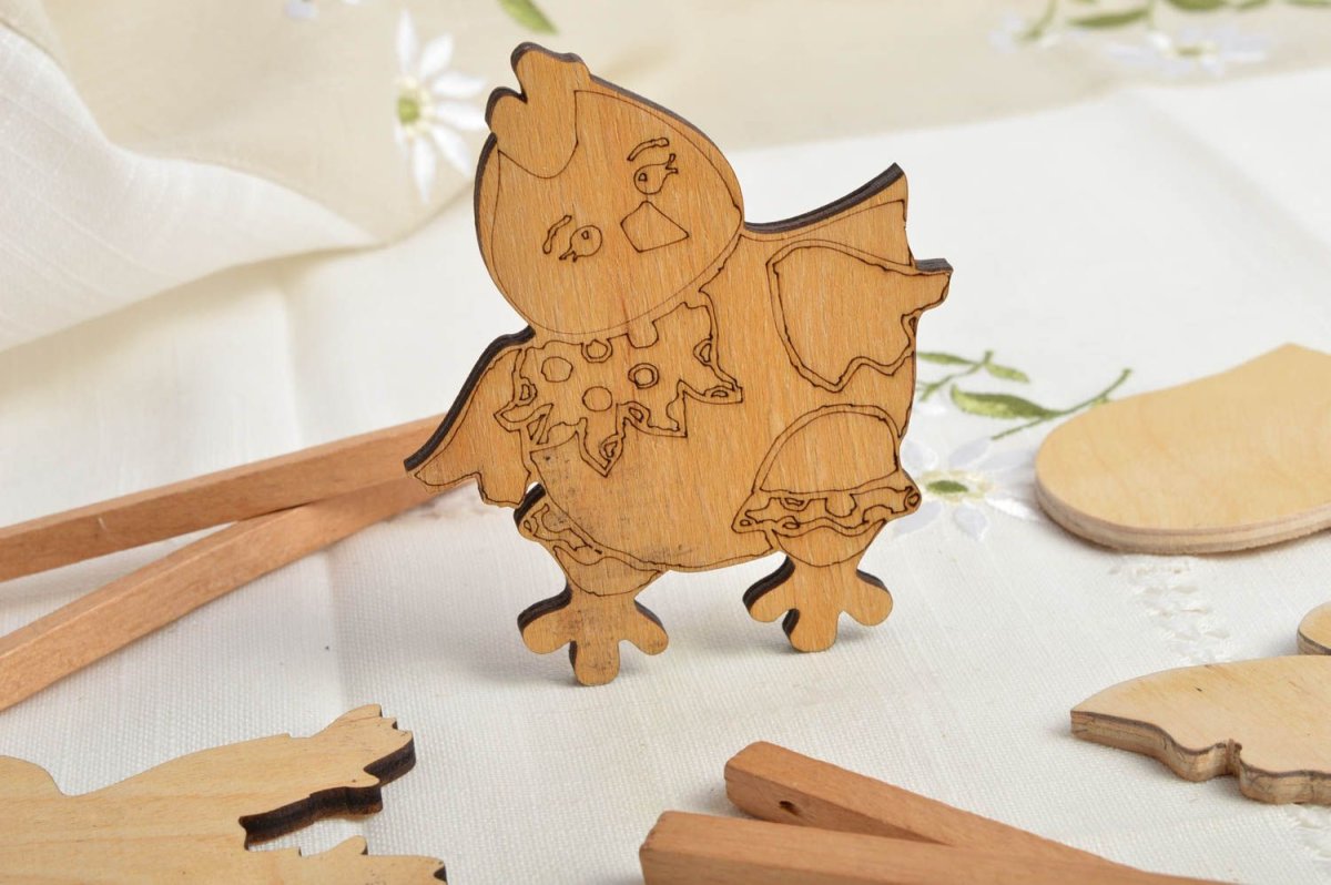 Игрушки из дерева лазером