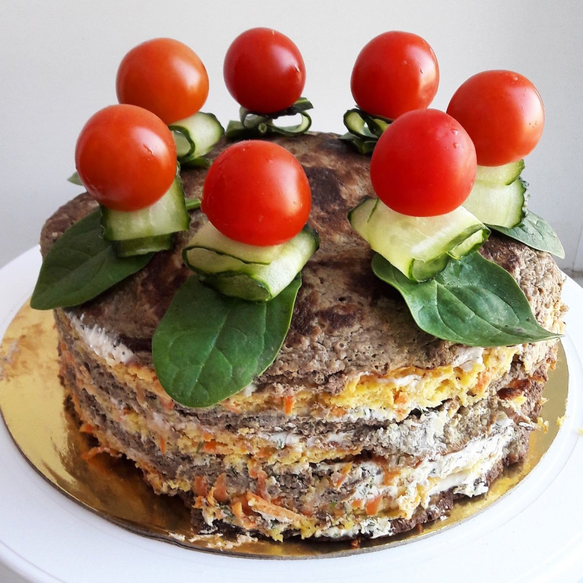 Тортик из печени куриной