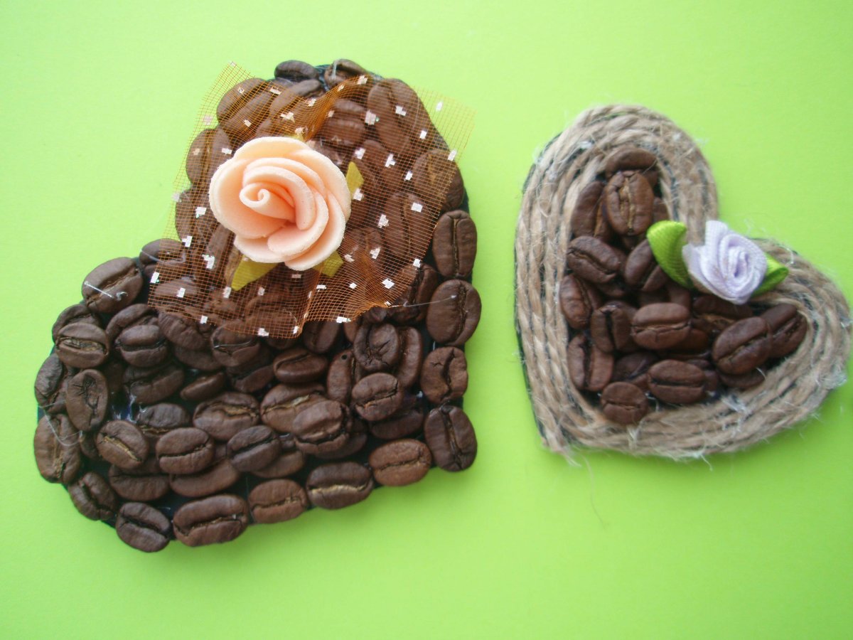 Композиция из кофейных зерен