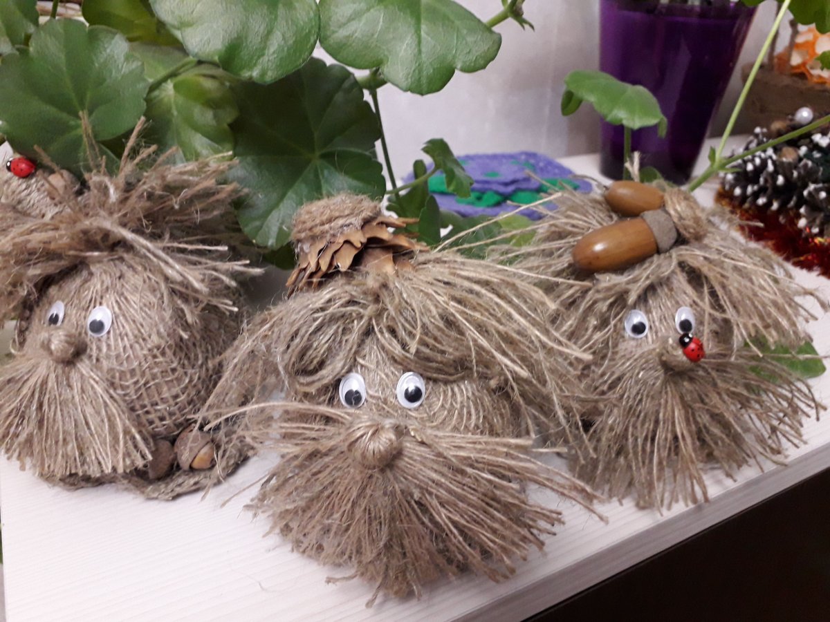 Кузя Домовенок из Мешковины