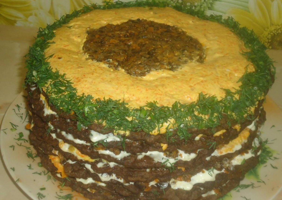 Кухня наизнанку печеночный торт
