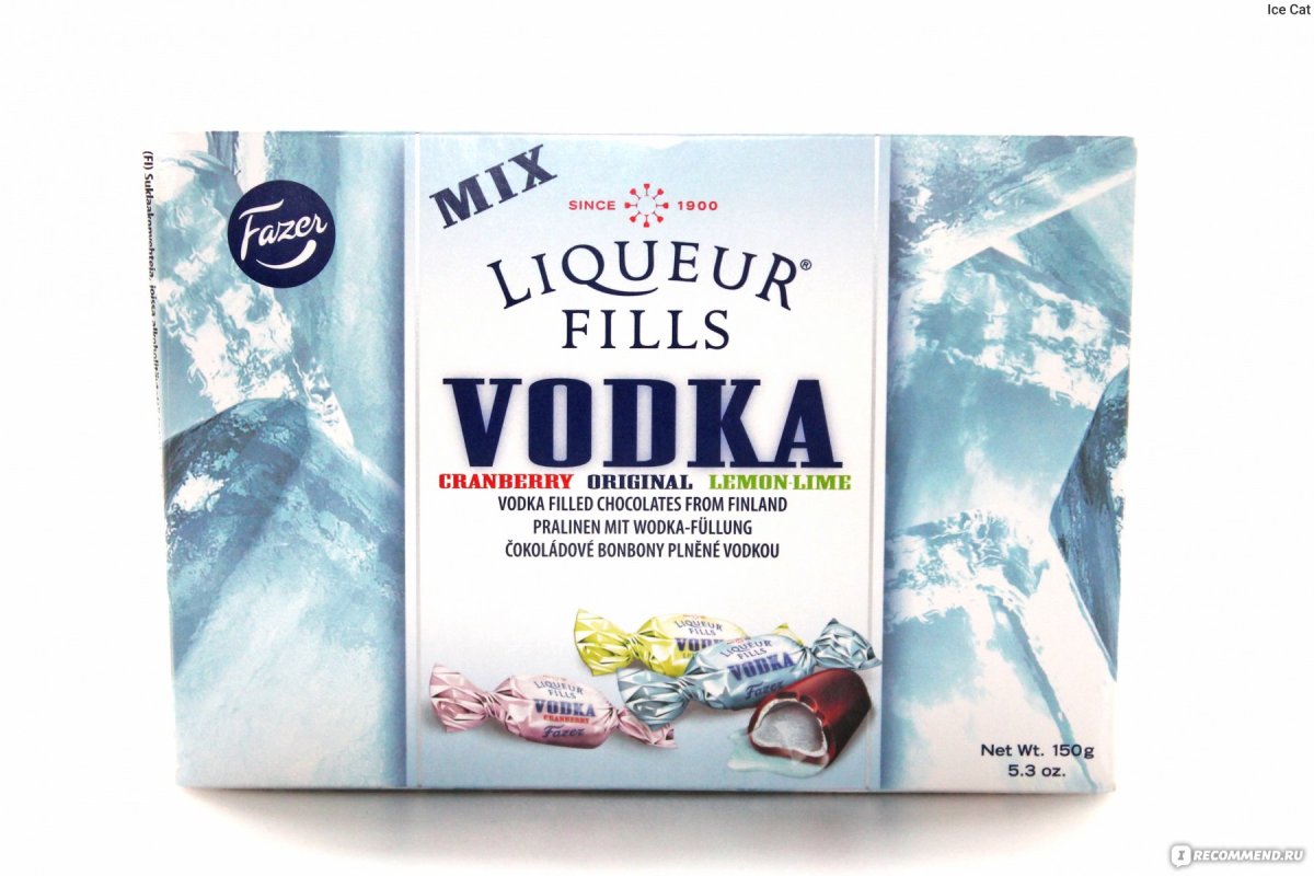Конфеты fazer Vodka