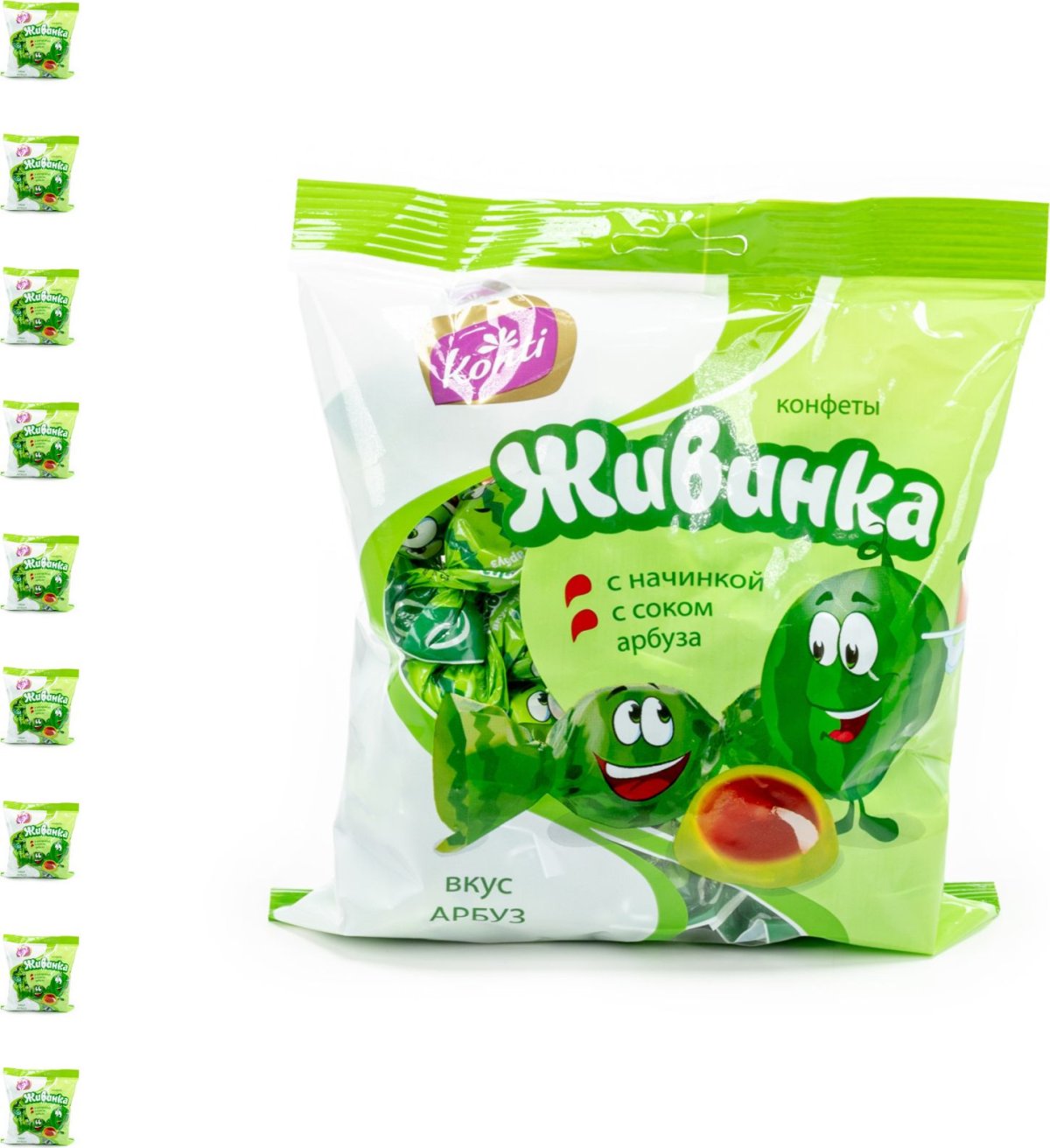 Конфеты желейные клубника