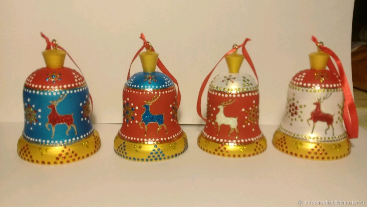Новогодние украшения колокольчики