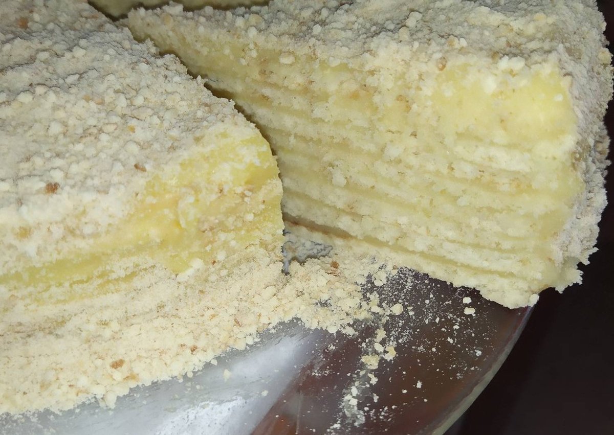 Бисквитный торт очень вкусный