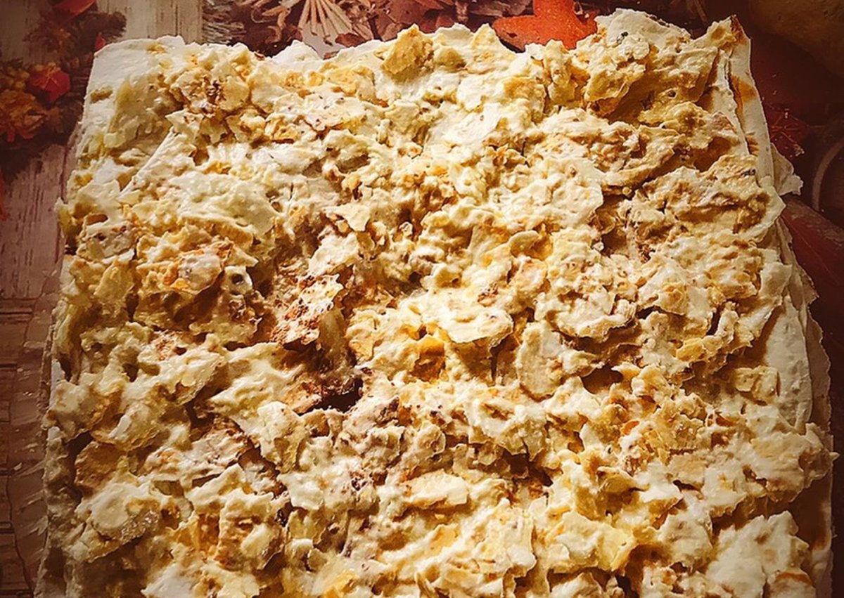 Закусочный торт из лаваша