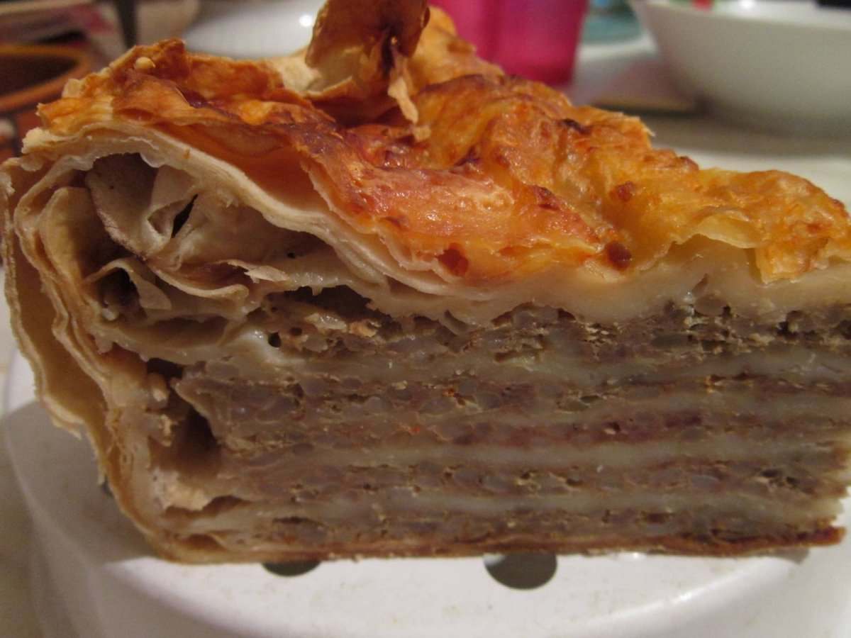 Рыбный торт из лаваша