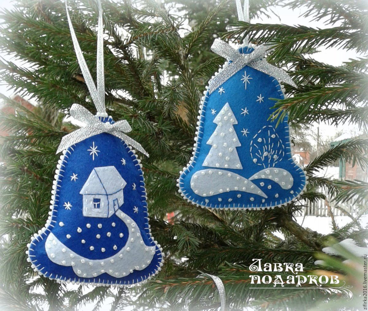 Украшения из фетра на новый год