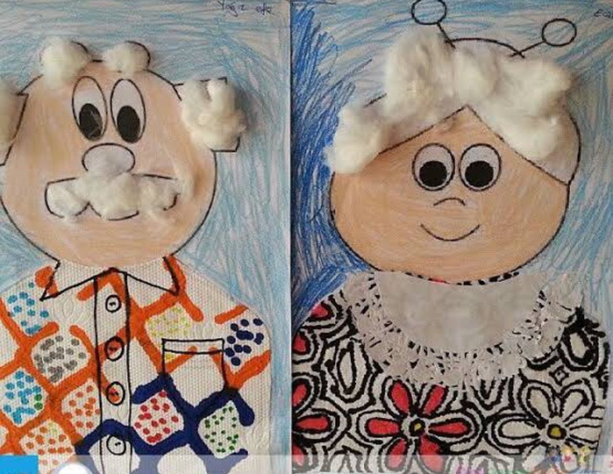 Поделка для бабушки и дедушки