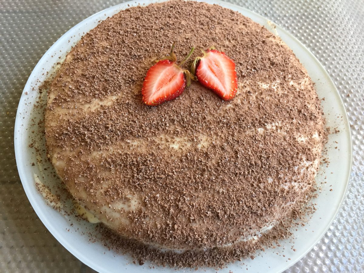 Торт из коржей