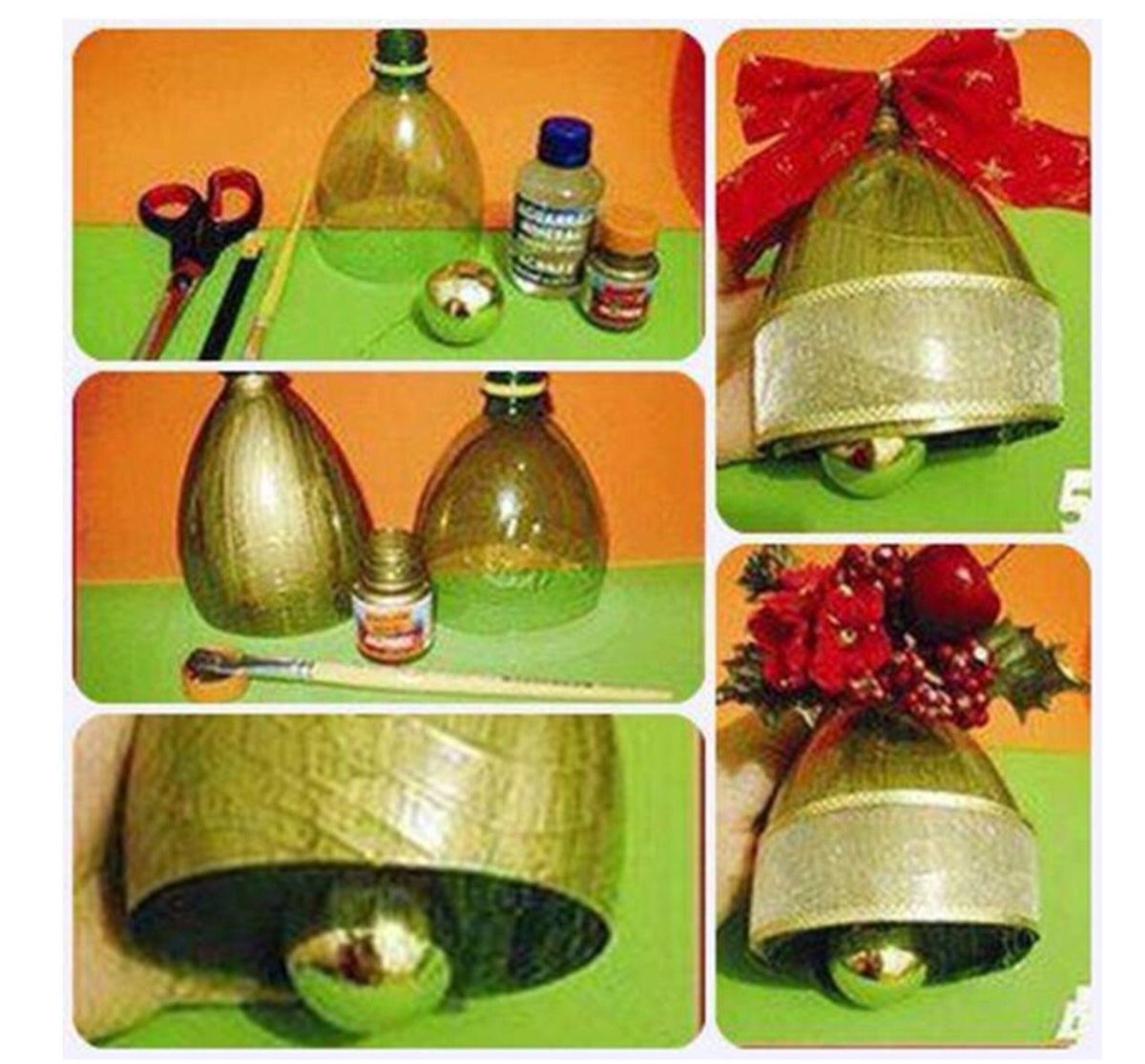Поделки из пластиковых бутылок на новый год