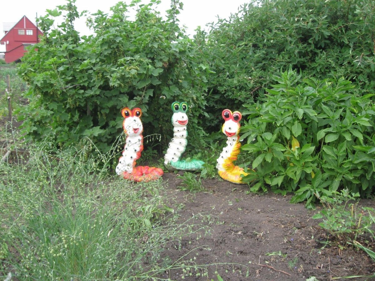 Фигуры на участок своими руками