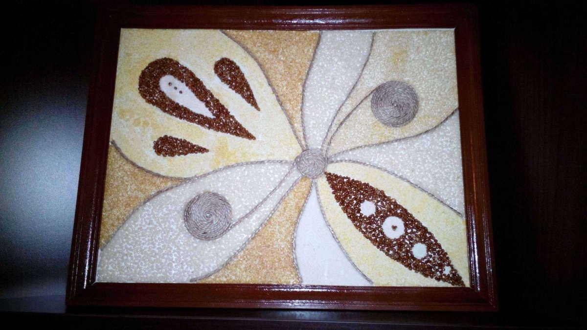 Поделки из круп