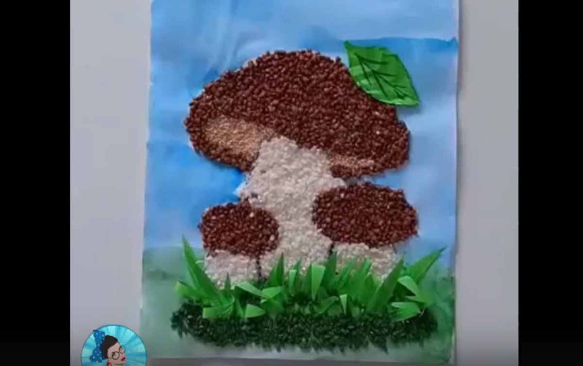 Поделки из крупы