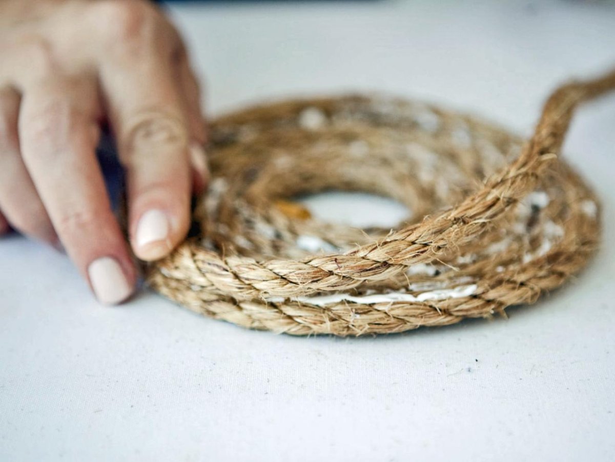 Корзинка из крафт бумаги