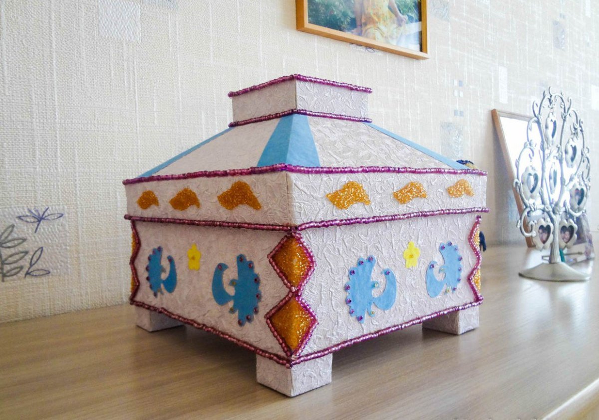 Поделки из бумаги шкатулка
