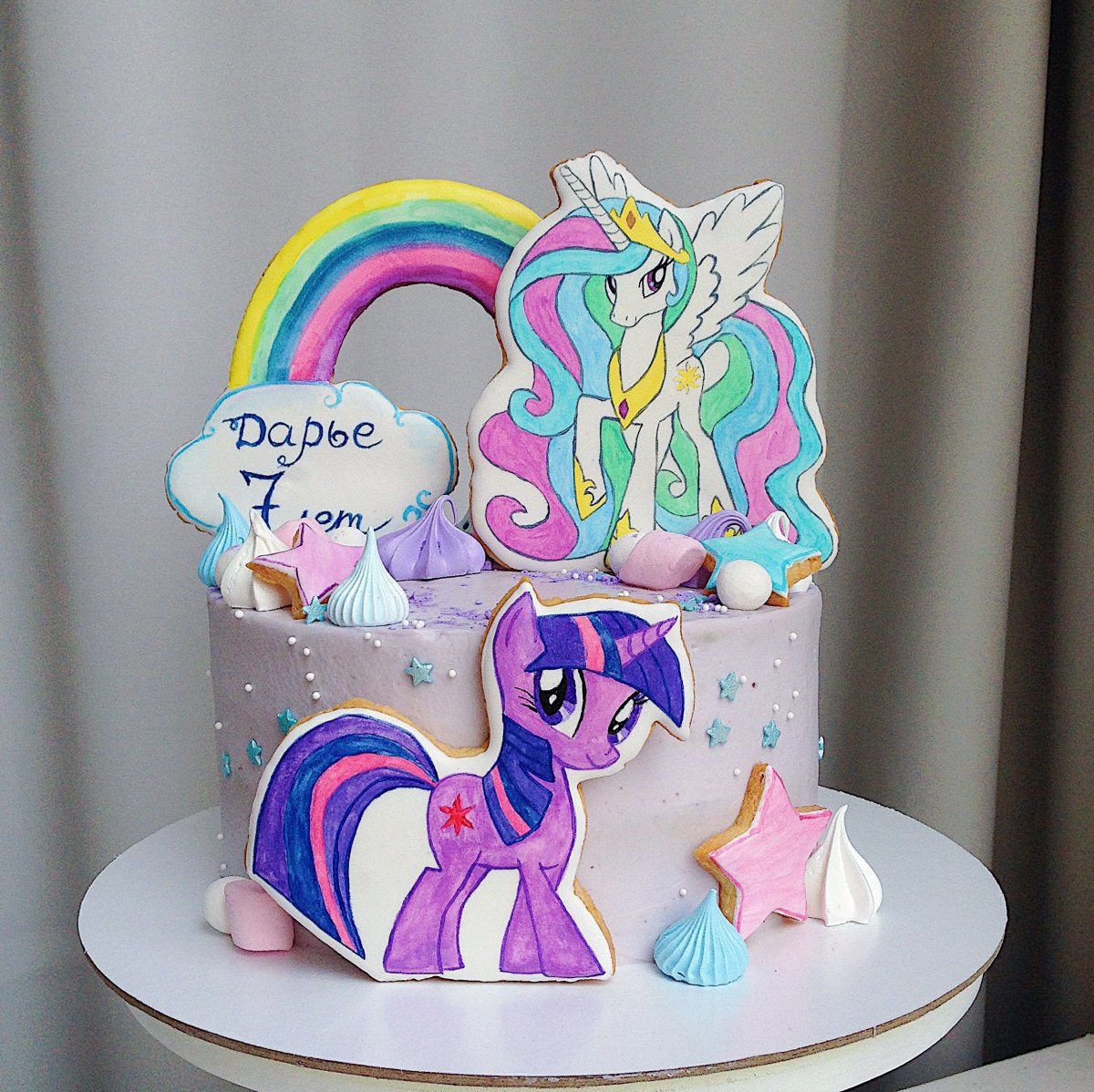 Торт my little Pony Celestia