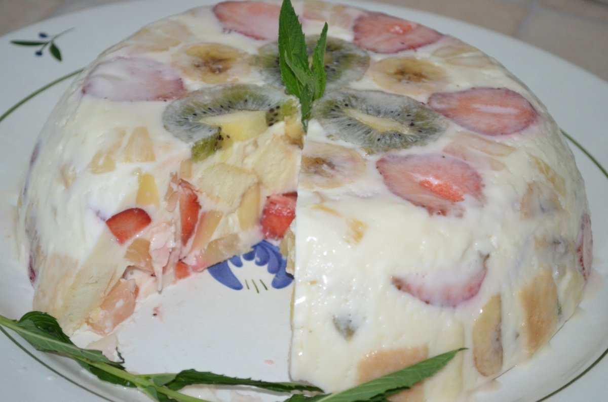 ЖЕЛЕЙНЫЙ чизкейк клубника