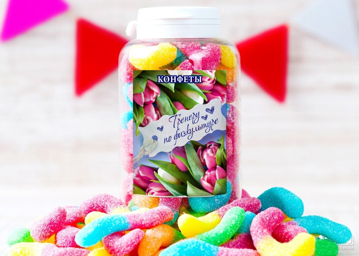 Баночка с конфетами