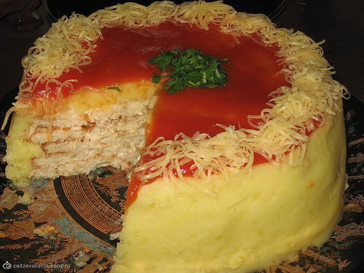 Лаваш с фаршем