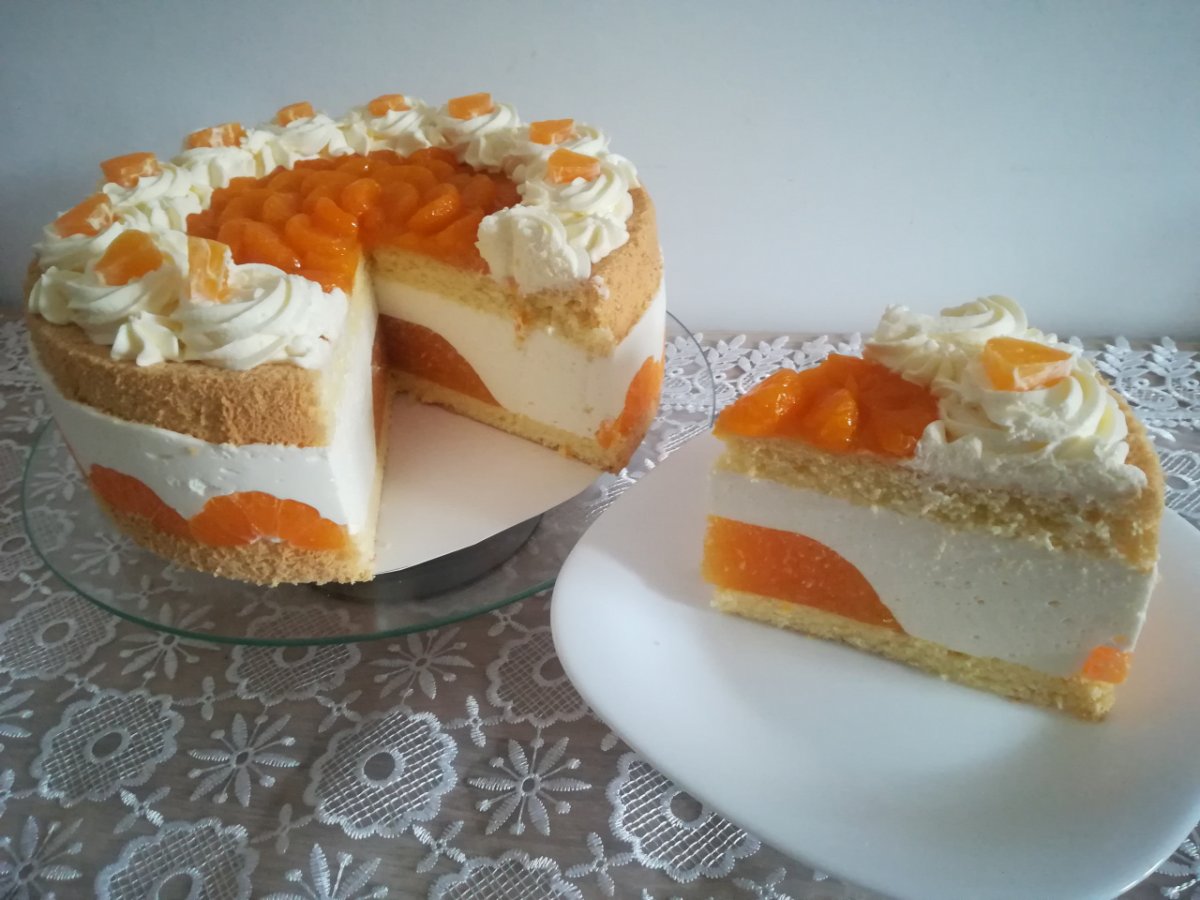 Мандариновый тарт Татен
