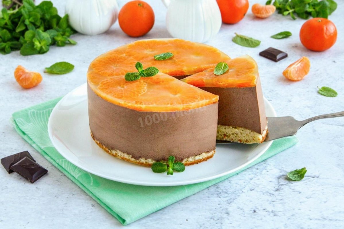 Торт мандариновый рай