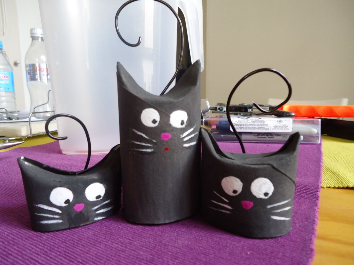 Поделка кошка