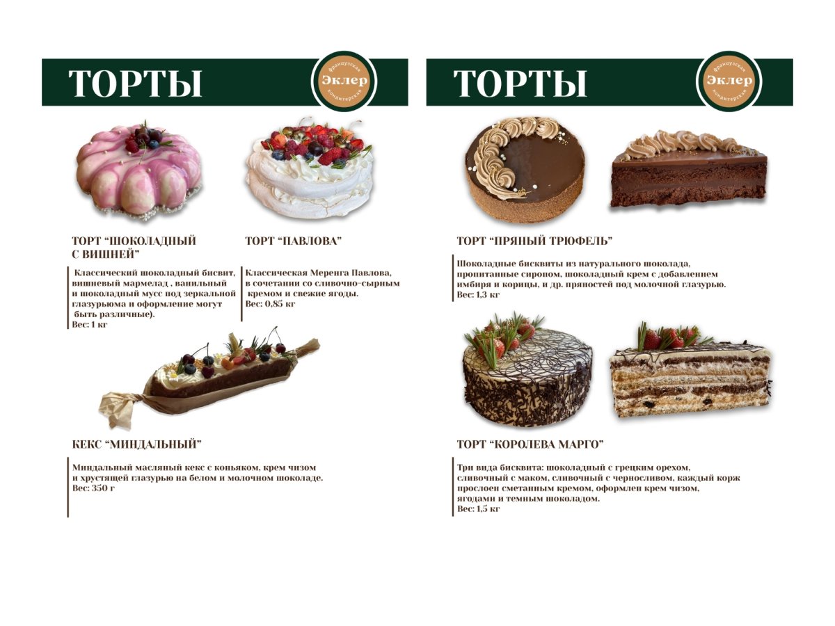 Эклеры дизайнерские