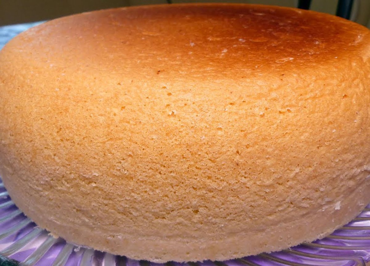 Персиковый торт с творожным кремом