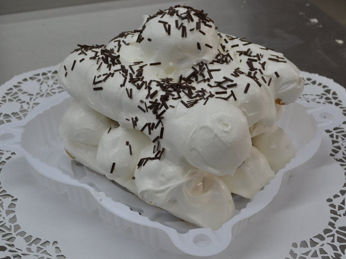 Торт дамские пальчики поленница
