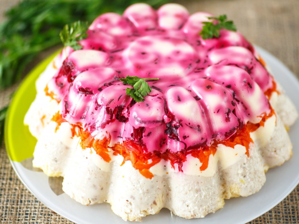 Селёдка под шубой с яйцом