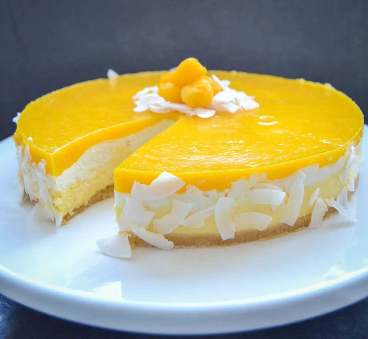 Начинка из манго для торта