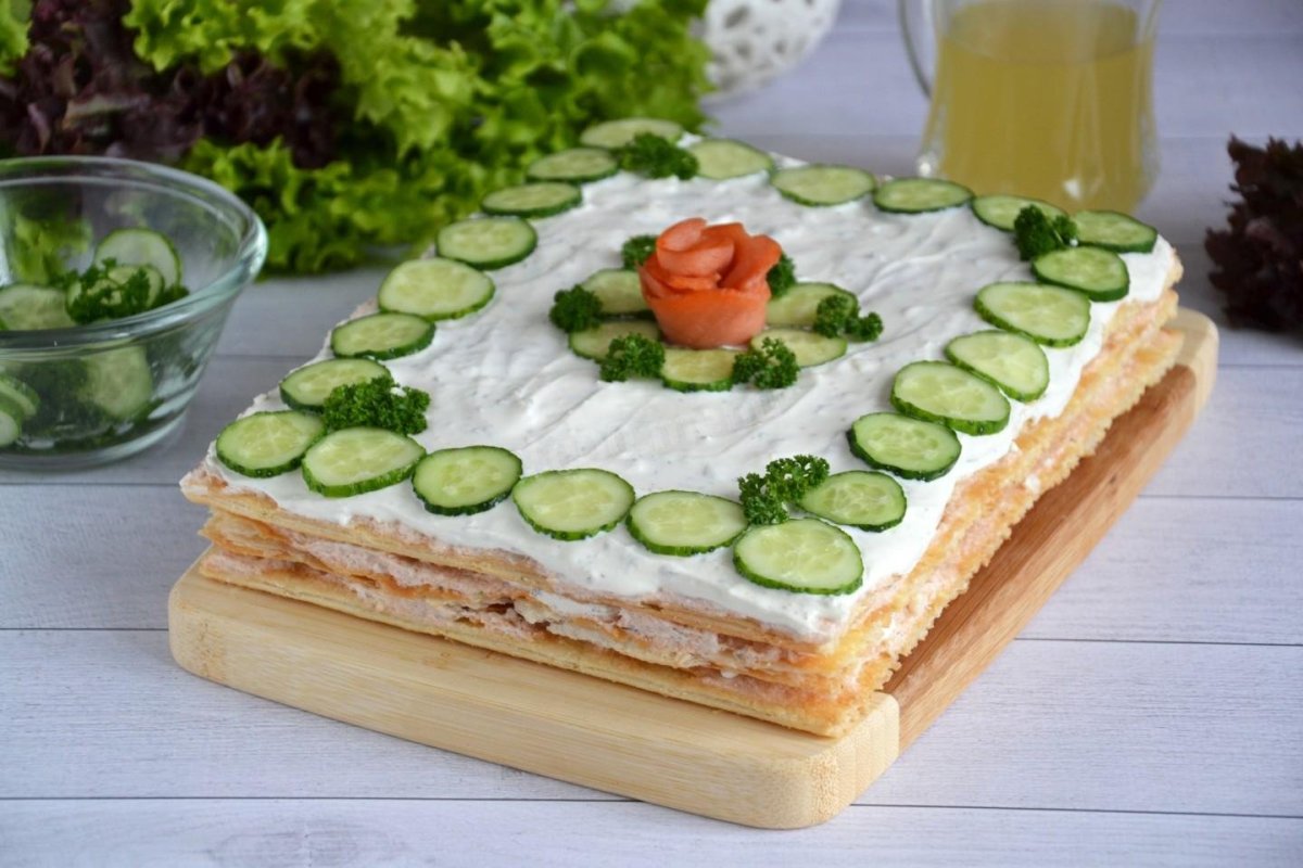 Закусочный торт из тыквы