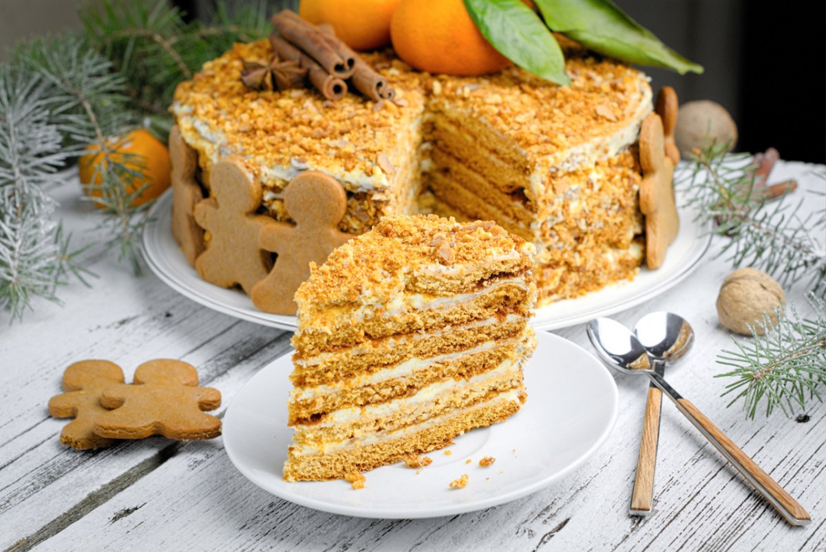 Коржи для медовика покупные