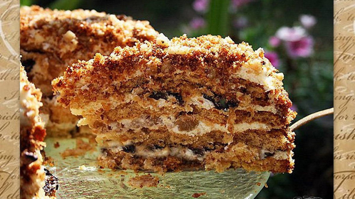 Шоколадный овсяный пирог с яблоками