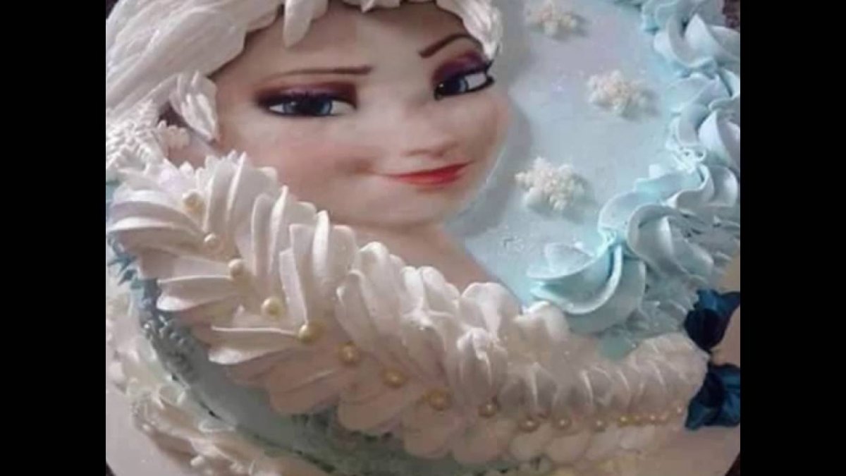 Торт Эльза из крема