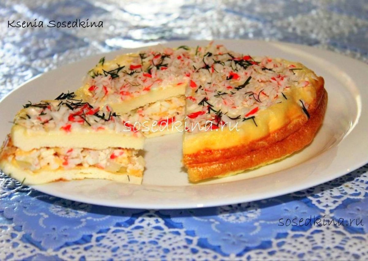 Закусочный Наполеон с консервой