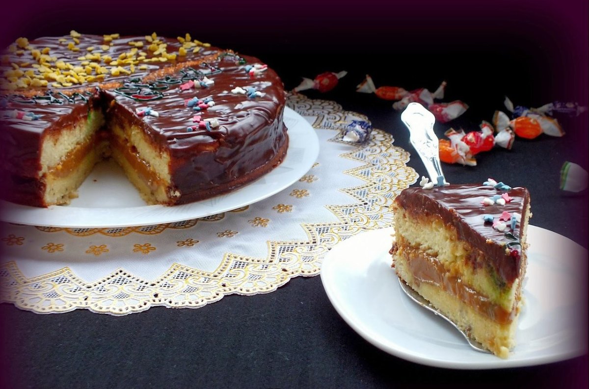 Тортик с орешками