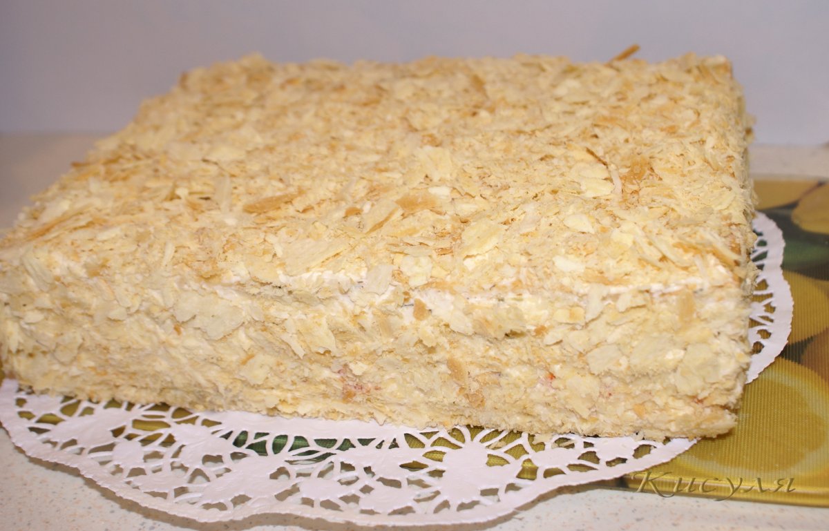 Закусочный торт из коржей