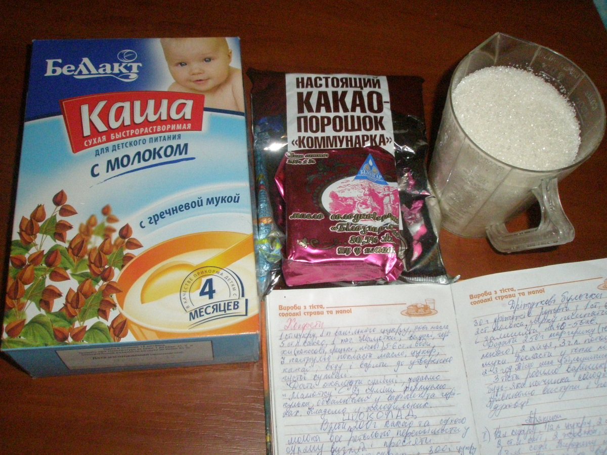 Конфеты на детской смеси Малютка