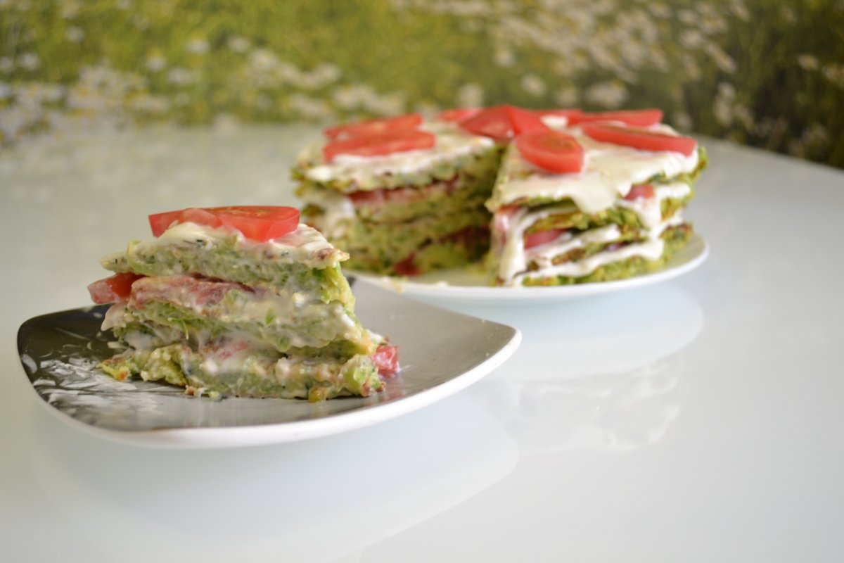 Реклама торта из цукини