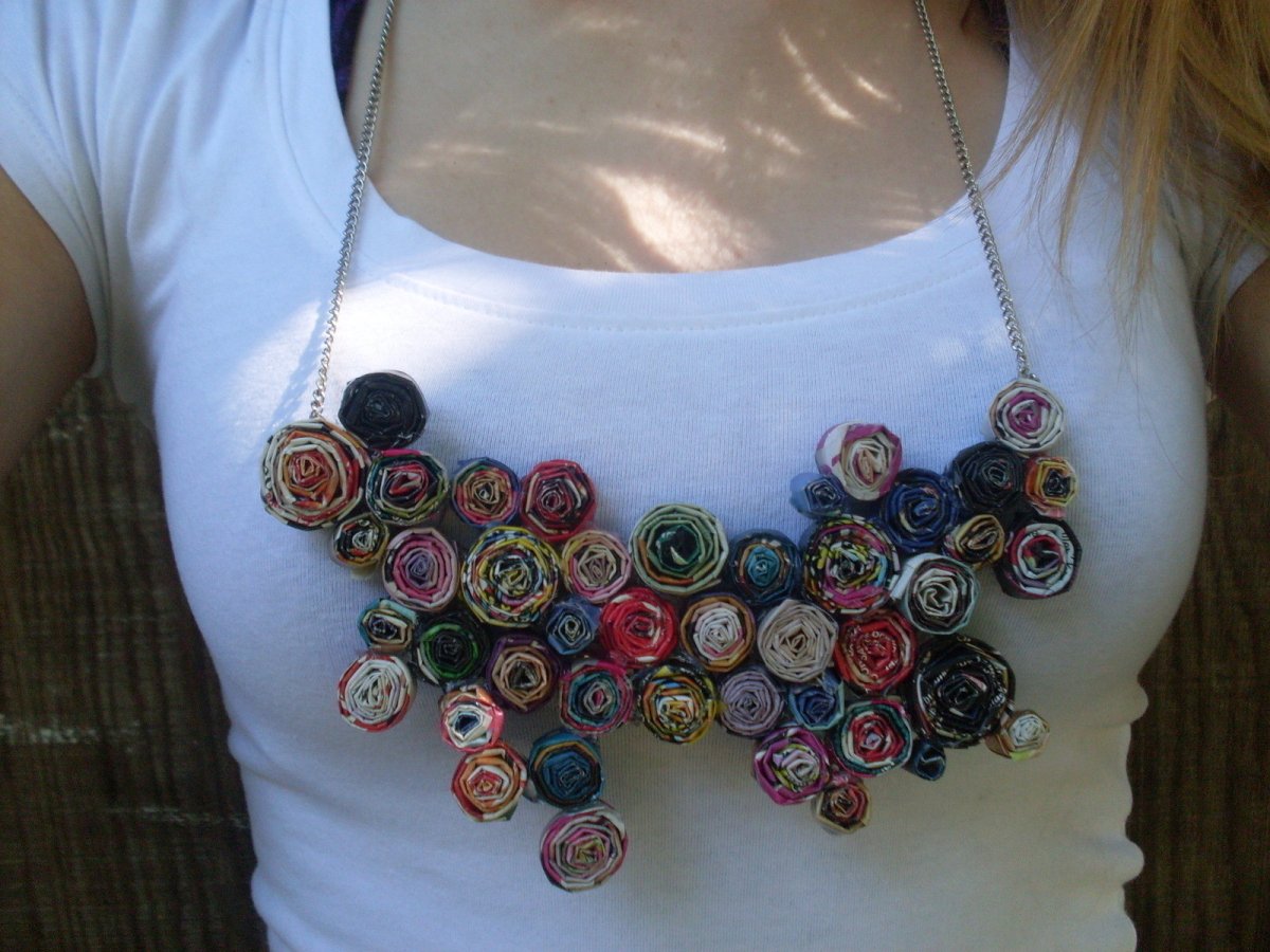 Recycled paper Beads купить