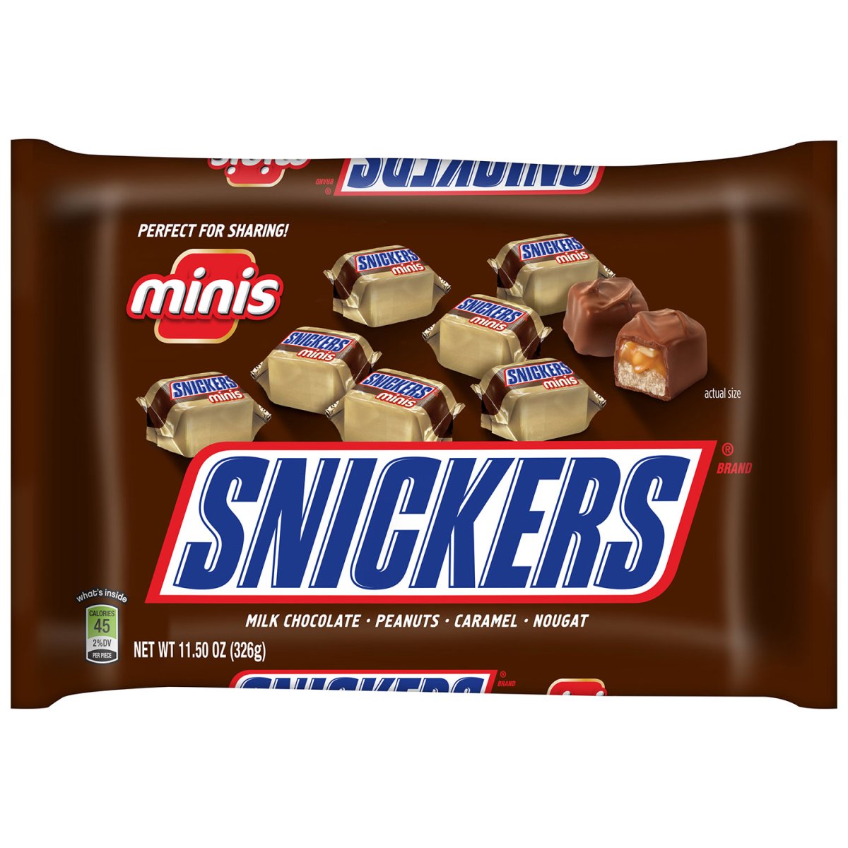 Батончик snickers Minis (Сникерс Минис) 154 г
