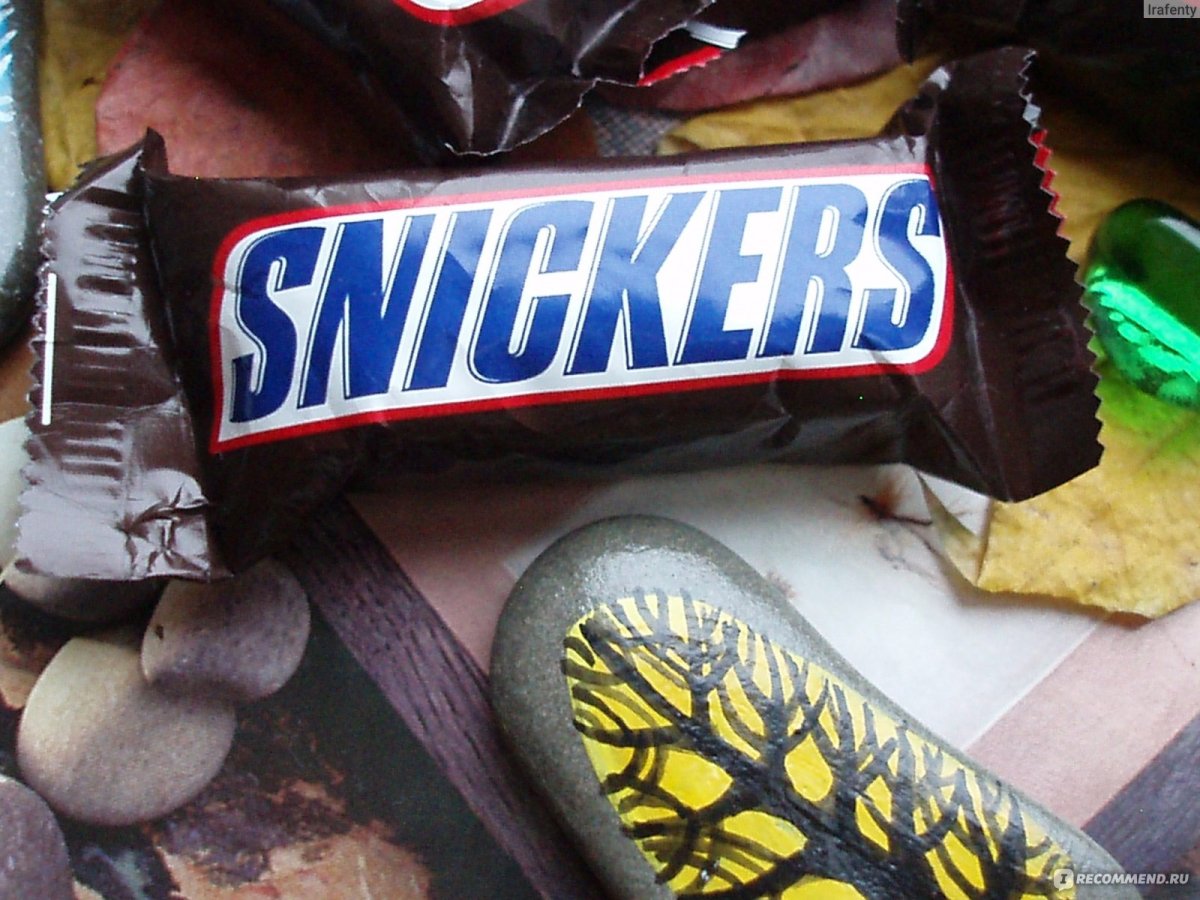 Шоколадные конфеты snickers Minis