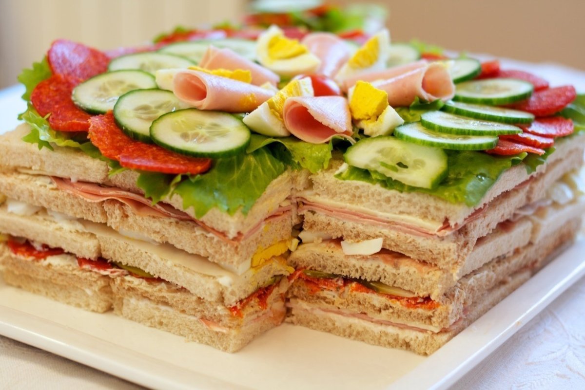 Блинчатый закусочный пирог