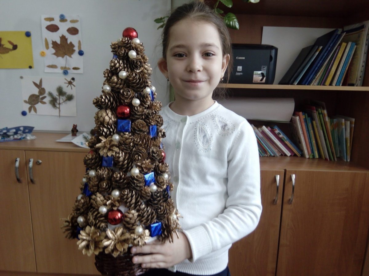 Елочка красавица поделка