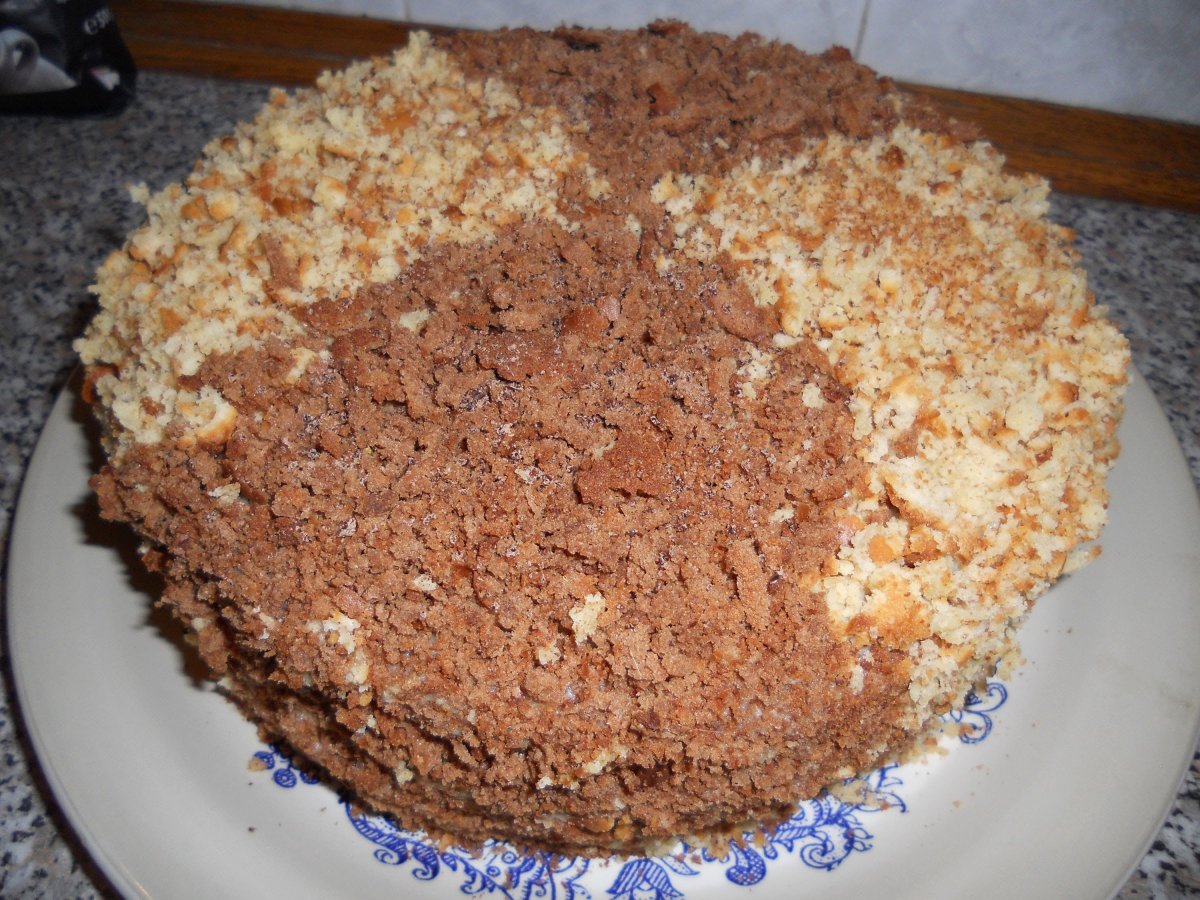 Стряпанный торт домашний